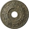 Ekena Millwork Valletta Ceiling Medallion (Fits Canopies up to 3 1/2"), 18"OD x 3 1/2"ID x 1"P, Witch Hazel Crackle CM18VLWHC - alternate 1